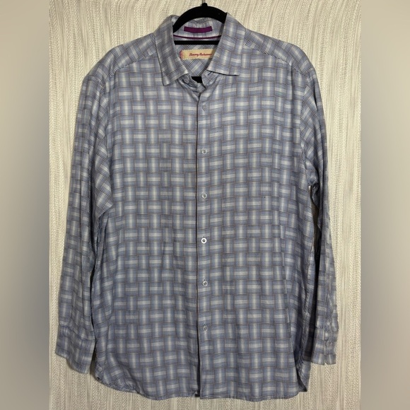 Tommy Bahama Other - Tommy Bahama Blue Checkered Men's Shirt